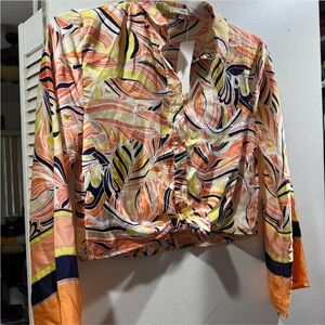 Vibrant Multicolor Women's Top